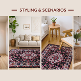 Vibrant Retro Botanical Theme(Black)