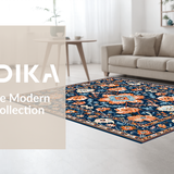 Whimsical Tiled Fusion(Blue)