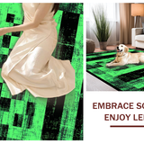 Elegant Geometric Faded Tiled Texture(Green)