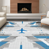 Dynamic Black and Blue Skyscape(Gray)
