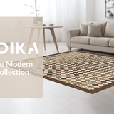 Luxe Abstract Jute Design(Beige)