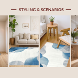 Elegant Monochromatic Swirl(Blue)