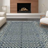 Contemporary Linear Motif(Blue)