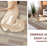 Elegant Multicolored Linear Design(Beige)