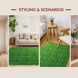 Minimalist Contemporary Grass Impression(Green)