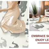 Charming Elephant Themed Transitional Decor(Beige)