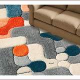 Ultra Soft Area Rug, Non Slip, Stain Resistant, Washable Area Rugs for Living Room, Bedroom, Funky Long Cat Dorm Rug for Preppy Rooms(Gray)