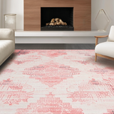 Charming Pastel Abstract Motif(Pink)