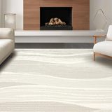 Trendy Abstract Cream Colorplay(Beige)