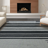 Ultra Soft Area Rug, Non Slip, Stain Resistant, Washable Area Rugs for Living Room, Bedroom, Stylish Abstract Animal Print Harmony(Gray)