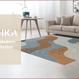 Ultra Soft Area Rug, Non Slip, Stain Resistant, Washable Area Rugs for Living Room, Bedroom, Modern Abstract Soft Indoor Rug(Gray)