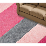 Ultra Soft Area Rug, Non Slip, Stain Resistant, Washable Area Rugs for Living Room, Bedroom, Modern Abstract Thin(Pink)