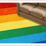 Ultra Soft Area Rug, Non Slip, Stain Resistant, Washable Area Rugs for Living Room, Bedroom, Colorful Kids Room Non-Slip Play Area Carpet(Red)