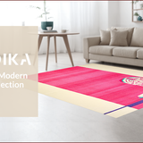 Ultra Soft Area Rug, Non Slip, Stain Resistant, Washable Area Rugs for Living Room, Bedroom, Playful Pink Disco Aesthetic Concept(Pink)