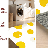 Ultra Soft Area Rug, Non Slip, Stain Resistant, Washable Area Rugs for Living Room, Bedroom, Cute Whimsical Home Element(Yellow)