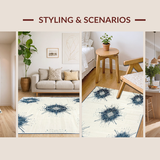 Artistic Abstract Circle Arrangement(Blue)