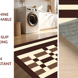 Ultra Soft Area Rug, Non Slip, Stain Resistant, Washable Area Rugs for Living Room, Bedroom, Contemporary Soft Textured Layers(Beige)