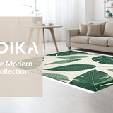 Fresh Botanical Patterned Mat(Green)