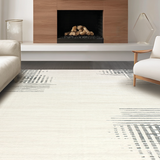 Ultra Soft Area Rug, Non Slip, Stain Resistant, Washable Area Rugs for Living Room, Bedroom, Contemporary Textured Animal Print(Gray)