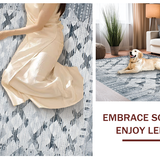 Vibrant Modern Grey Ogee Design(Gray)