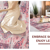 Vintage Inspired Cozy Patterned Touch(Pink)