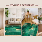 Artistic Subtle Linear Motif(Green)