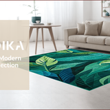 Ultra Soft Area Rug, Non Slip, Stain Resistant, Washable Area Rugs for Living Room, Bedroom, Elegant Multi-Hued Nature Inspiration(Blue)