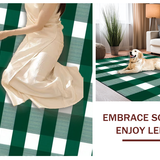 Fresh Green and White Grids(Green)