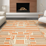 Chic Geometric Earth Tone Mat(Beige)
