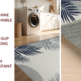 Ultra Soft Area Rug, Non Slip, Stain Resistant, Washable Area Rugs for Living Room, Bedroom, Vibrant Nature-Inspired Outdoor Design(Gray)