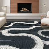 Bold Transitional Serpent Imagery(Black)