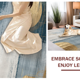 Chic Minimalist Distorted Shapes(Blue)