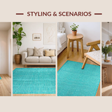 Dynamic Monochrome Striped Aesthetics(Blue)