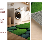 Ultra Soft Area Rug, Non Slip, Stain Resistant, Washable Area Rugs for Living Room, Bedroom, Ultra-Soft Plush Living Room Earth Rug(Green)
