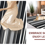 Chic Monochrome Striped Elegance(Black)