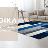 Elegant Monochrome Artful Design(Blue)