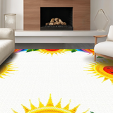 Bright Whimsical Half Circle Decor(Yellow)