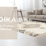Ultra Soft Area Rug, Non Slip, Stain Resistant, Washable Area Rugs for Living Room, Bedroom, Sophisticated Muted Animal Print(Beige)