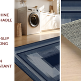 Contemporary Geometric Navy Elegance(Blue)