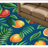 Colorful Abstract Botanical Motif(Blue)