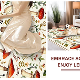 Elegant Watercolor Botanical Motif(White)