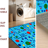 Interactive Round Patterned Accent(Blue)