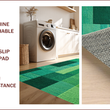 Ultra Soft Area Rug, Non Slip, Stain Resistant, Washable Area Rugs for Living Room, Bedroom, 3D Race Car Playmat(Green)