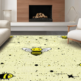 Ultra Soft Area Rug, Non Slip, Stain Resistant, Washable Area Rugs for Living Room, Bedroom, Vintage Ornate Cozy Style(Beige)