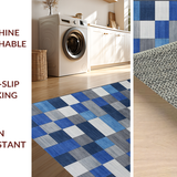 Rustic Blue and Gray Layered Design(Blue)
