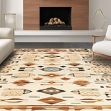 Elegant Vintage Floral Geometry(Beige)