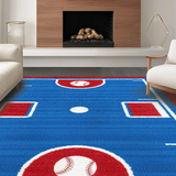 Charming Youthful Sports Iconography(Red)