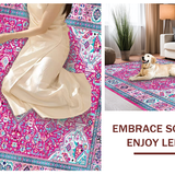 Artistic Colorful Tribal Print Runner(Pink)