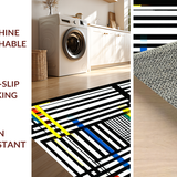 Sophisticated Striped Geometric Theme(Black)