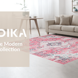 Artistic Distressed Floral Composition(Pink)